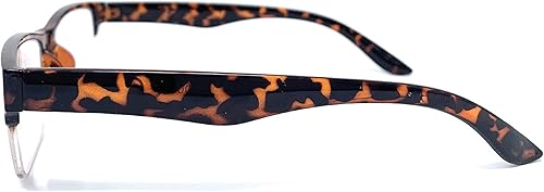 Miniatura 3 de The Boston - Gafas de lectura de media llanta, unisex con marco TR-90