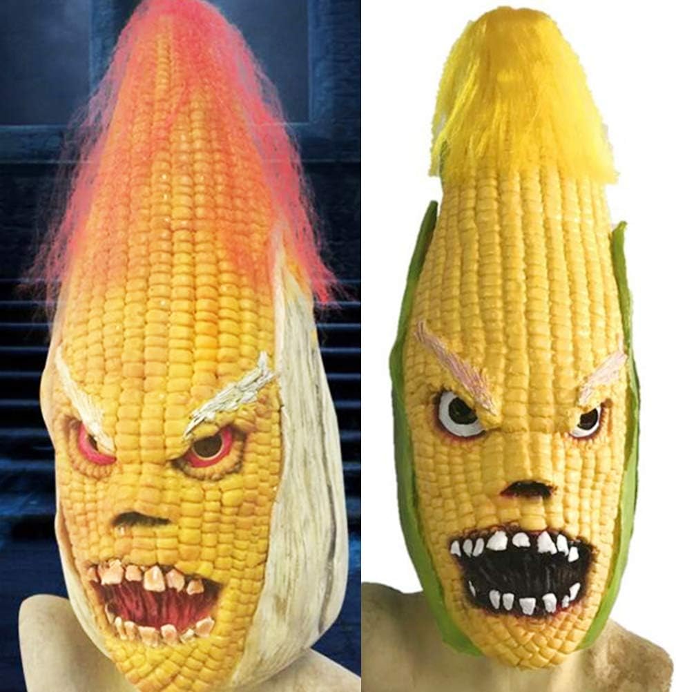 Halloween Scary Mask Horror Creepy Corn Mask Headgear Cosplay Props Masquerade/215