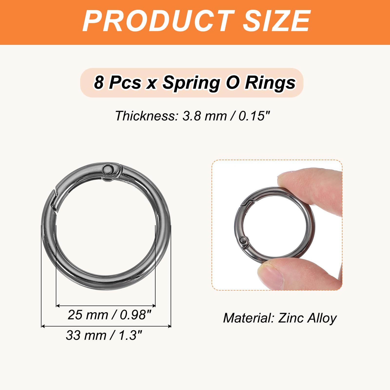 PATIKIL Spring O Rings - Image 2
