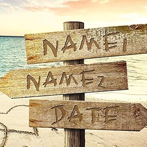 Heart in Heart Sign Unique Personalized Photo or Canvas Prints with Couples Names and Special Date on SignPerfect Present for AnniversaryWeddingBirthdayHolidays