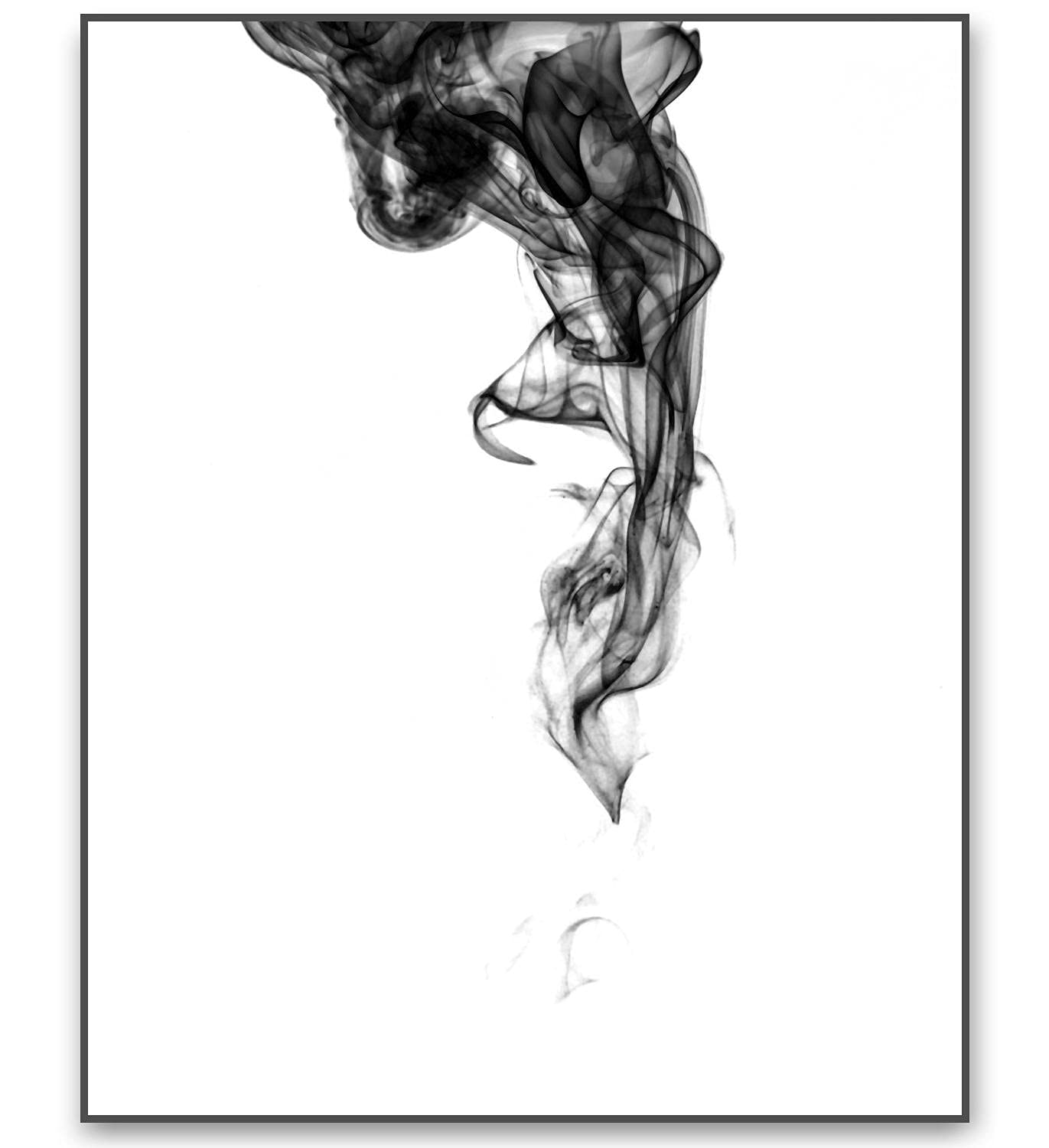 Zen Wall Art Zen Art Smoke Print Smoke Art Abstract Art