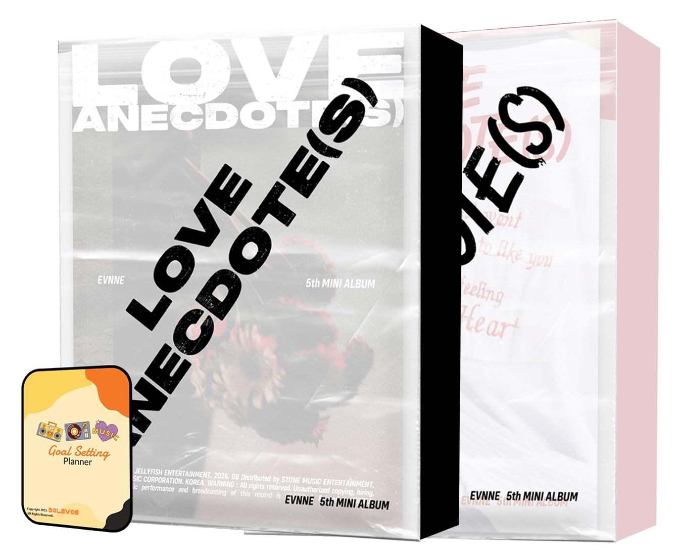 Bolsvos Cheeky + Mellow Full Album Set (Standard Ver) Love Anecdote(S) Evnne (이븐) Album [Cheeky + Mellow Full Album Set (Standard Ver)]+Pre Order Benefits+Bolsvos K-Pop Inspired Freebies (5Th Mini Album)