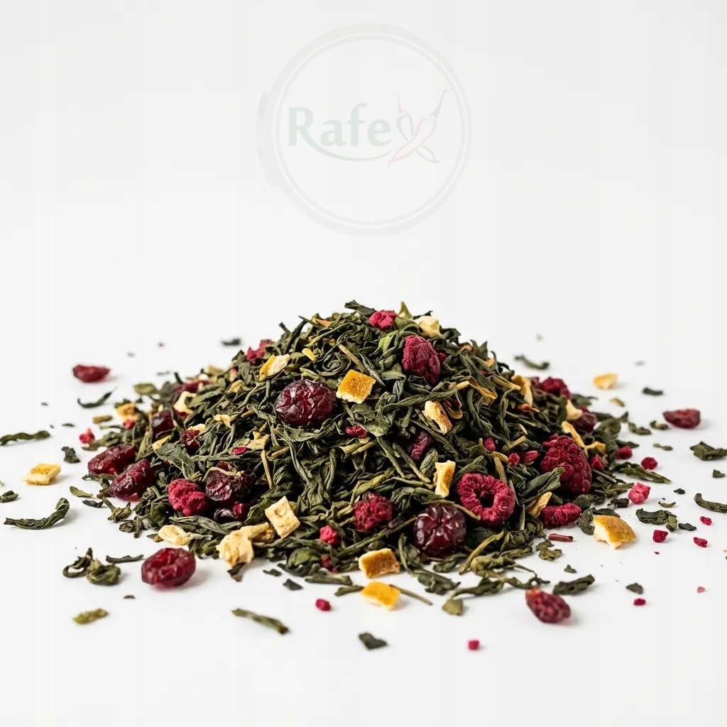Herbata Zielona Ceylon Żurawinowy Smak 1kg