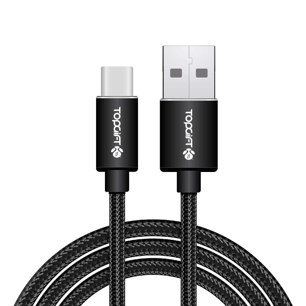 Top Gift High-Speed Charging with Style, USB-C Nylon Braided Cable for Lightning-Fast Performance and Durability, Data Cable 2m