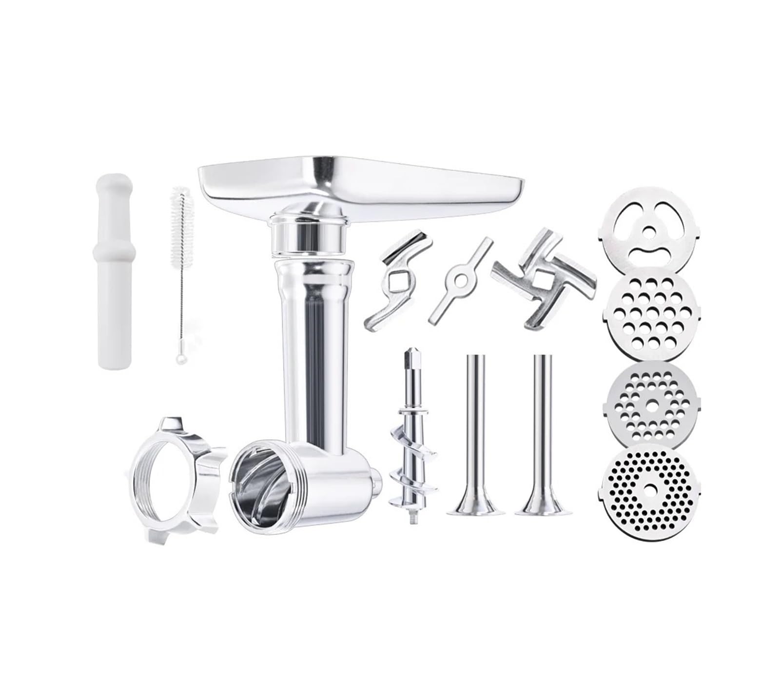 Kompatybilny z kuchnią, pomocna przystawka do mielenia mięsa Metalowa maszynka do mielenia mięsa, wszystkie, mikserem stojącym kompatybilne z Kitchenaid