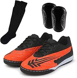 Kit Tênis Infantil Futsal Chuteira Meião Caneleira 26 Ao 33