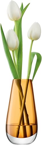 LSA International Florero de ramo abierto de flores, H9", transparente LSA International Florero de ramo abierto de flores, H9", transparente