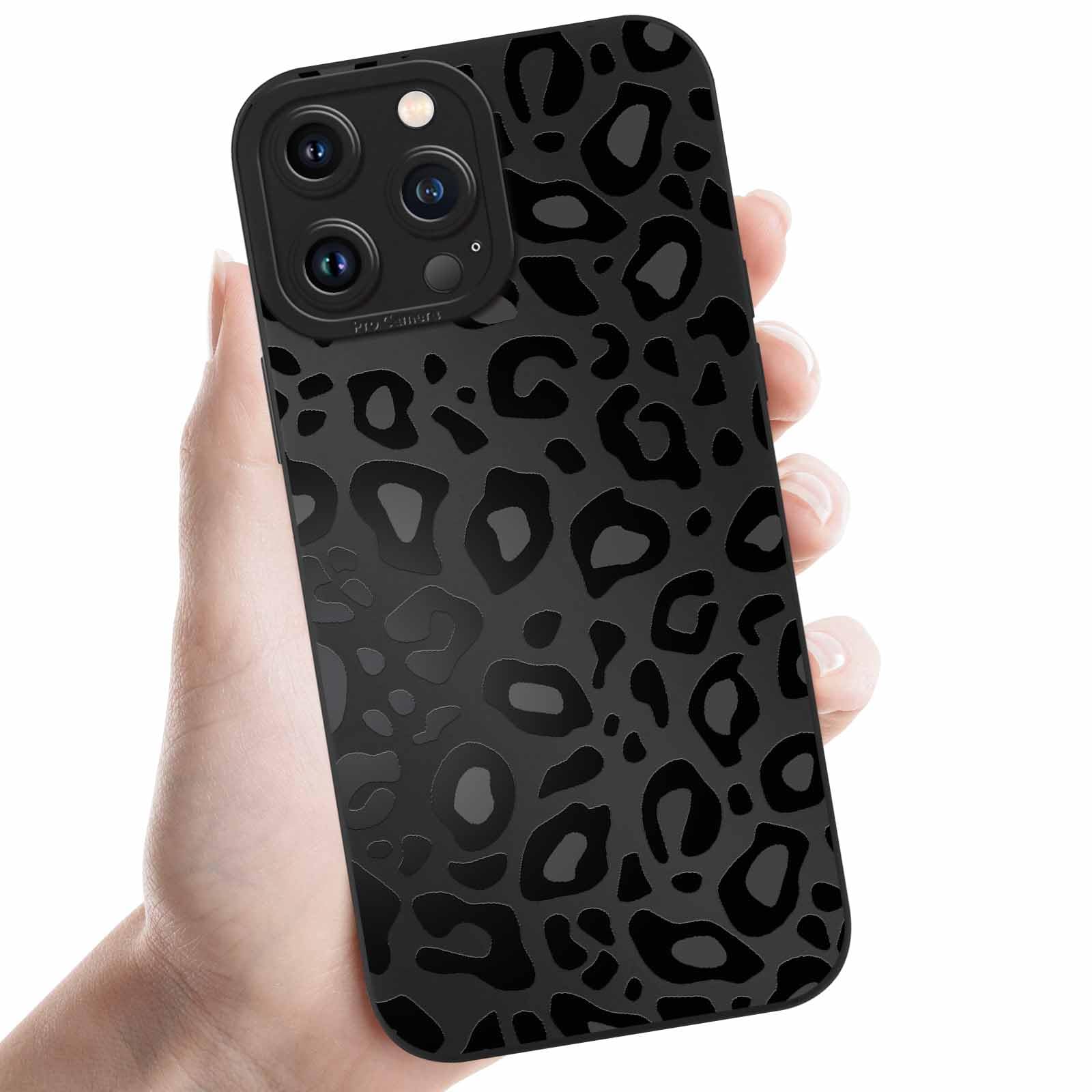 Custodia IPhone 13 Pro Max Effetto Leopardo Rosa – TPU Morbido E Antiurto – Protezione Con Rialzo Fotocamera
