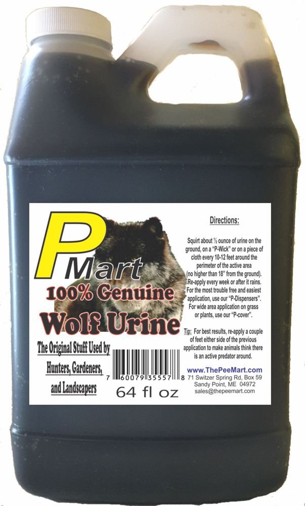 The Pee Mart - Wolf Urine 64 oz Bulk Filler. Full Strength!