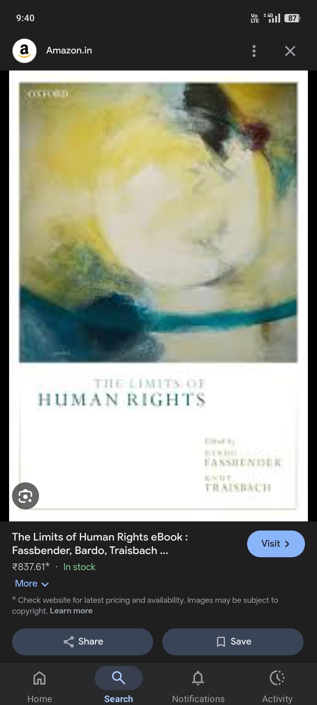 Buy The Limits of Human Rights — BookShops.in