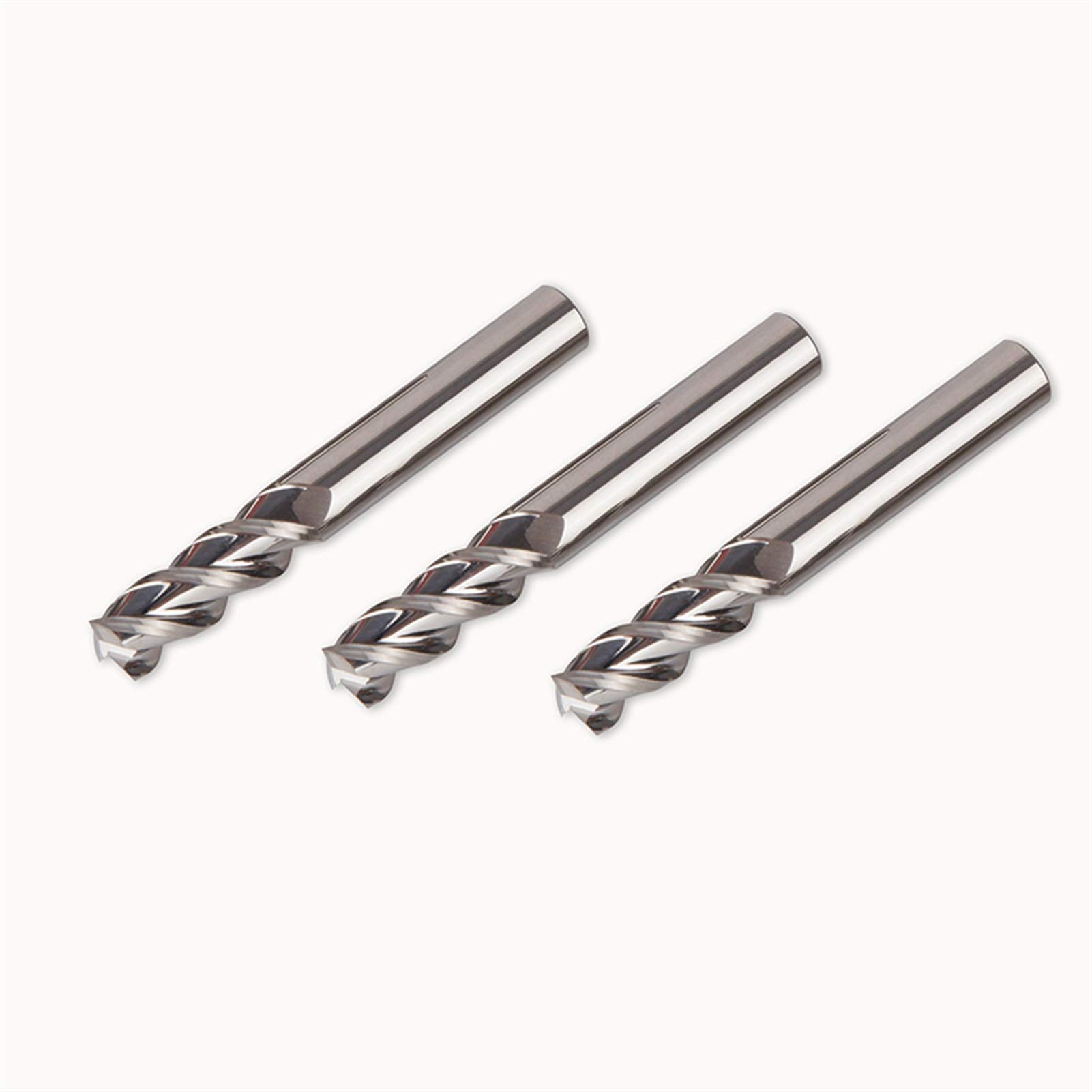 Fresas de mango Brocas de enrutador HRC55 Fresa de 3 flautas Fresa cortadora de madera(8x8Dx60L)
