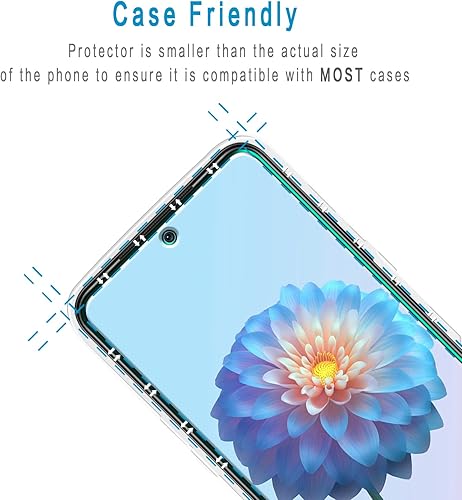 Miniatura 6 de HPTech Protector de pantalla de vidrio templado diseñado para Xiaomi Redmi Note 11, Redmi Note 11S 4G, Xiaomi Poco M4 Pro 4G, antiarañazos, sin