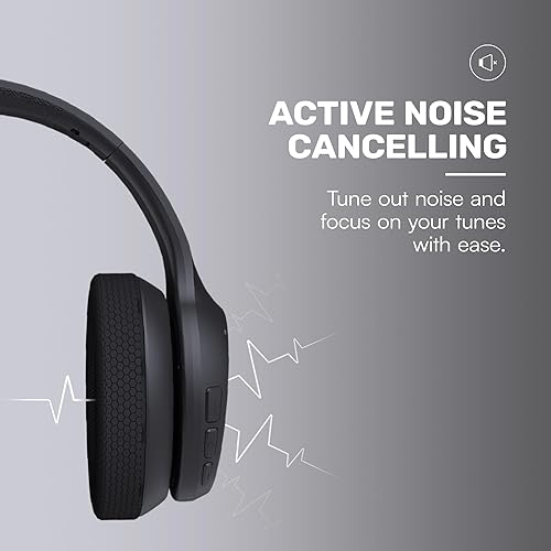 Miniatura 3 de Raycon Auriculares de fitness – Auriculares inalámbricos sobre la oreja con 45 horas de batería, cancelación activa de ruido, modo de conciencia, 3