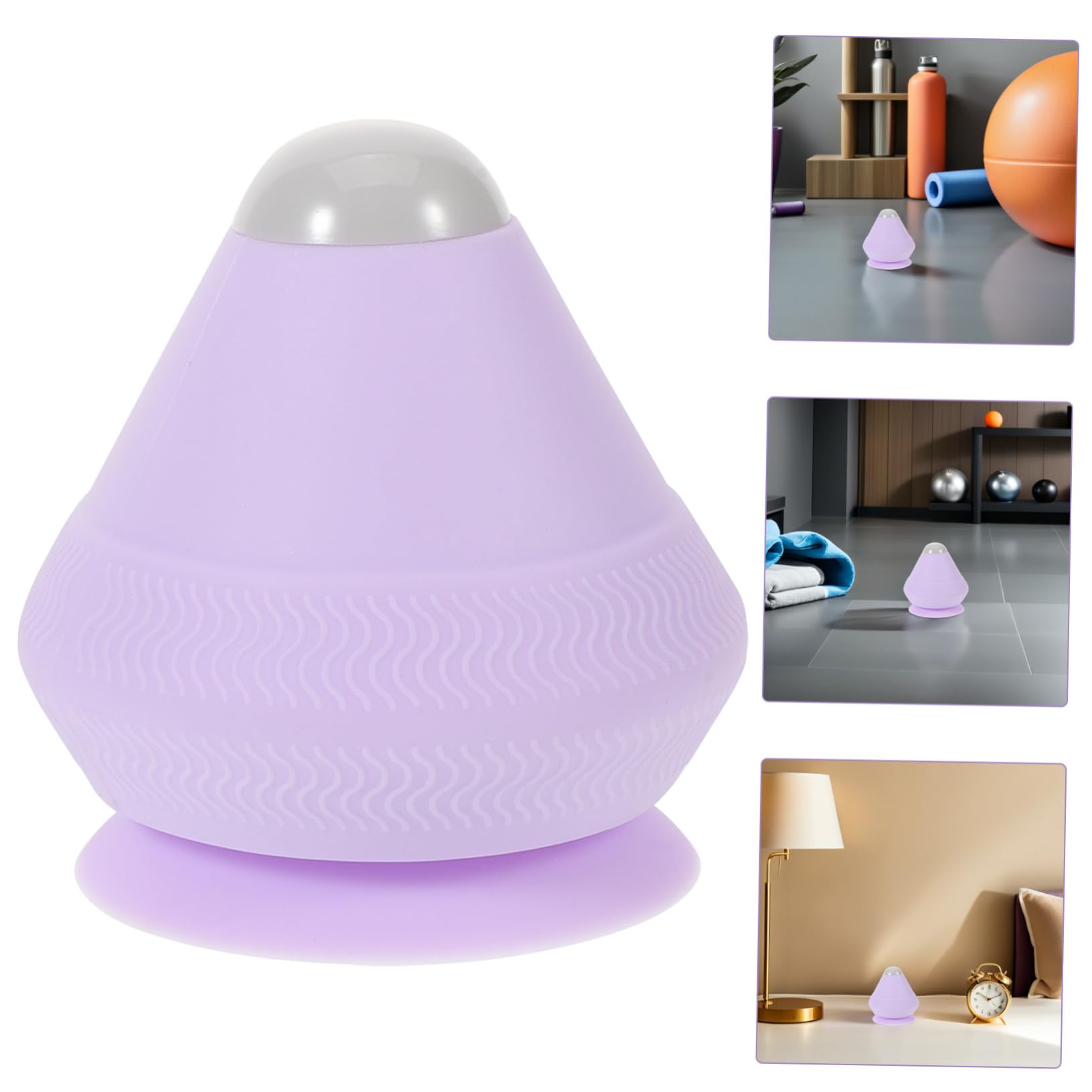 Eléctrico de Fascia con y Calor Bola para Liberación Profunda de Muscular Cuello Hombros y Espalda Herramienta Portátil para Yoga y Fitness Color Púrpura