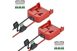2-Pack Milwaukee M18 Power Wheels Adapter for DIY RC Cars
