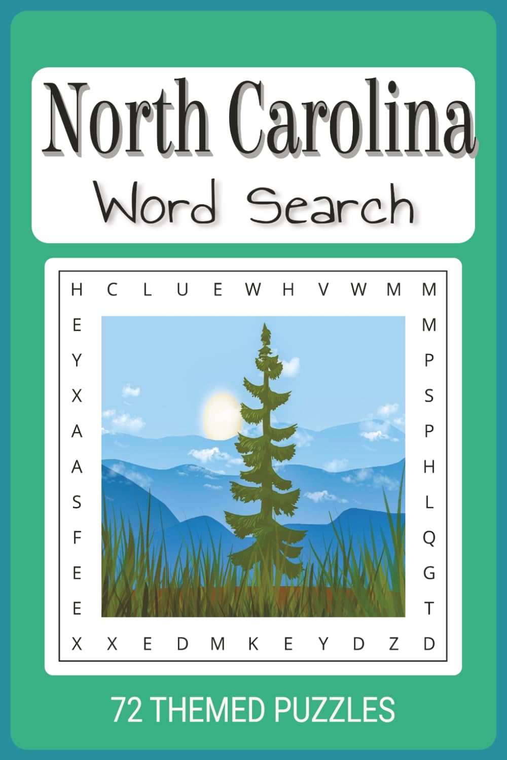 North Carolina Word Search Book: Easy to Read Word Find