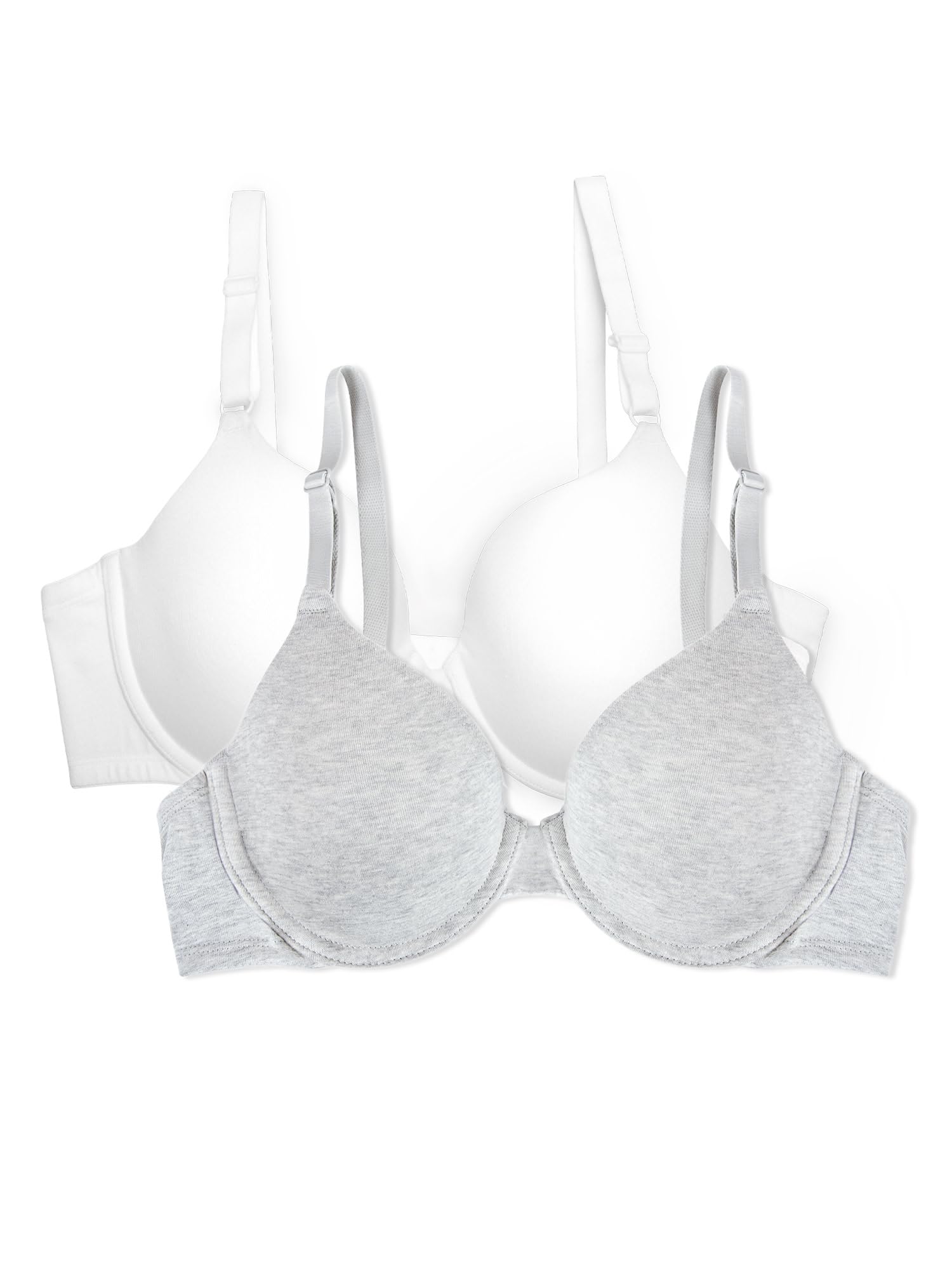 Fruit Of The Loom Womens 2 Pack T-shirt T-Shirt Bra