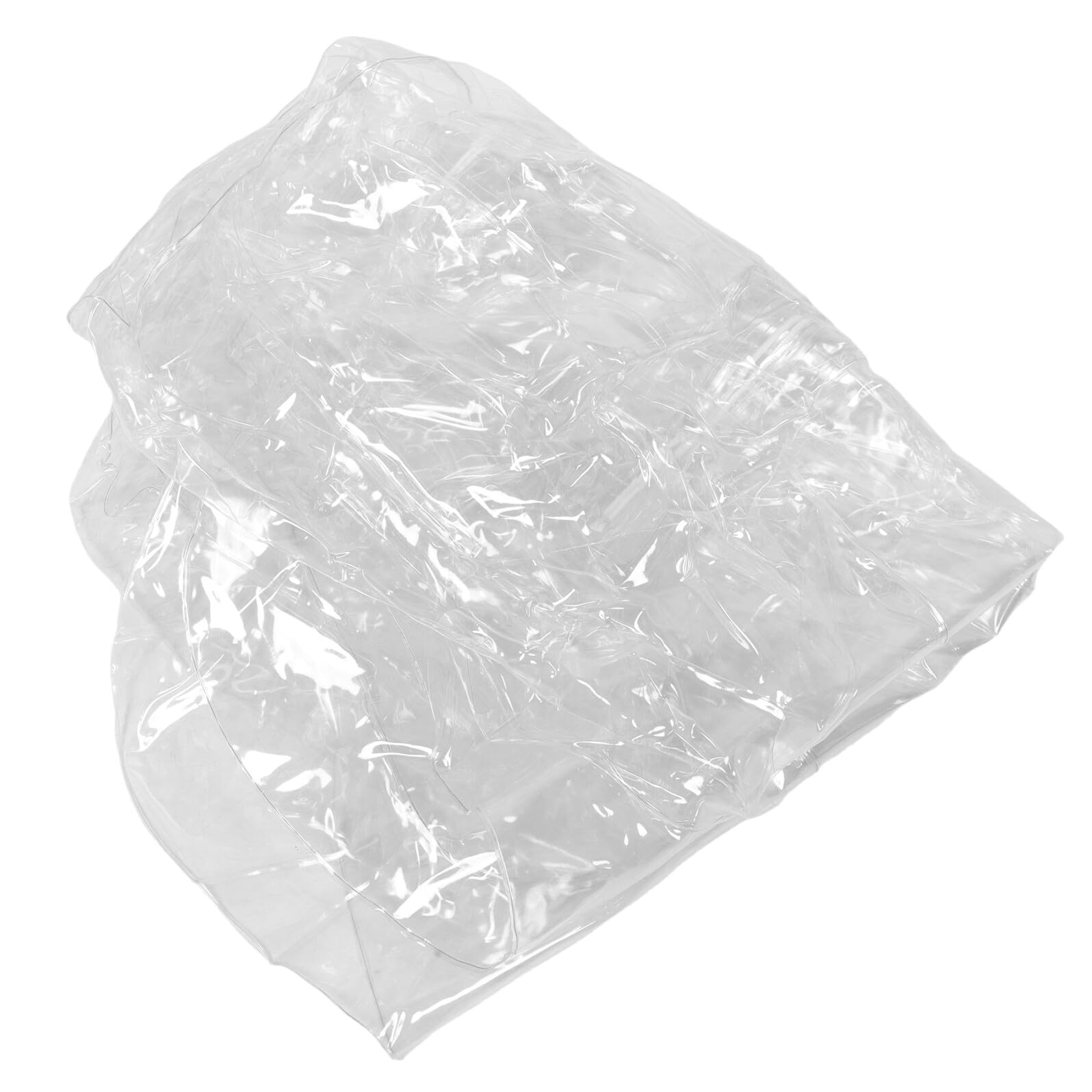 Canapé de rangement pour peluches SOIMISS pouf transparent en PVC zippé pour chambre enfant