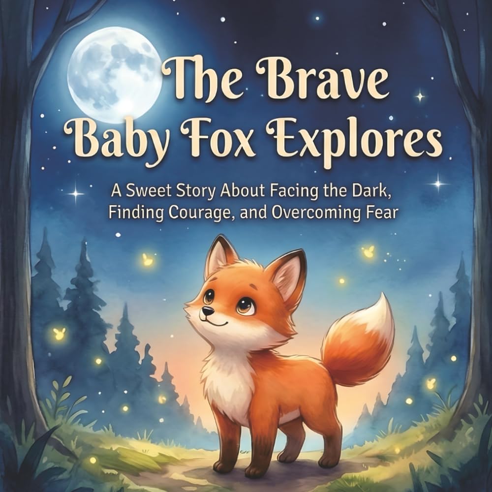 The Brave Baby Fox Explores: A Sweet Story About Facing the Dark, Finding Courage, and Overcoming Fear (Wildwood Wisdom Tales)