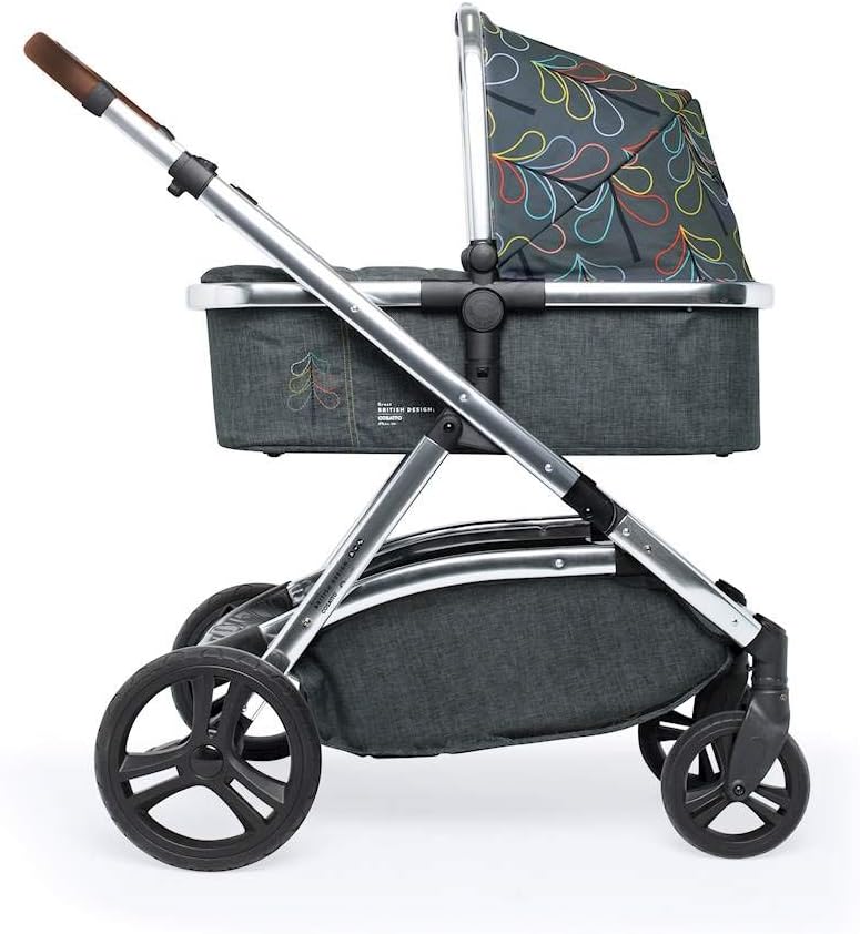 Cosatto Wow XL 3-in-1 Pram and Pushchair, Suitable from Birth - 25 kg, with Tandem Mode and Buggy Board- Nordik