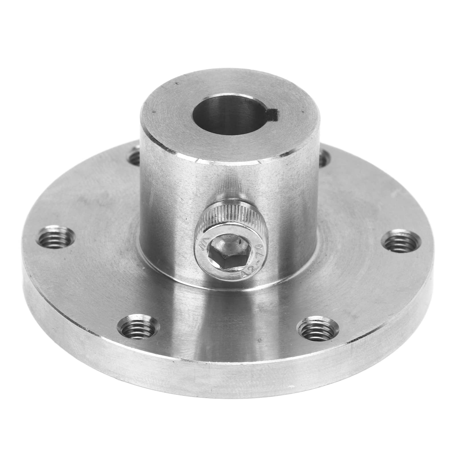 Conector de acoplamiento de brida de 10 mm, acoplamiento de eje RC de acero inoxidable para motores de modelos RC DIY, enlace de transmisión de alta resistencia del motor a la