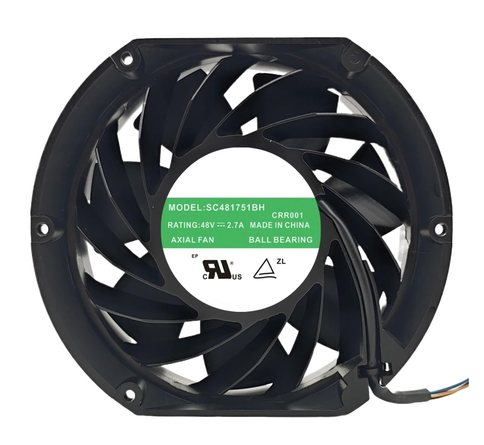 Lzikkgki One Color Sc481751bh Dc 48V 2.7A 172X150x51mm 4-Wire Cooling Fan