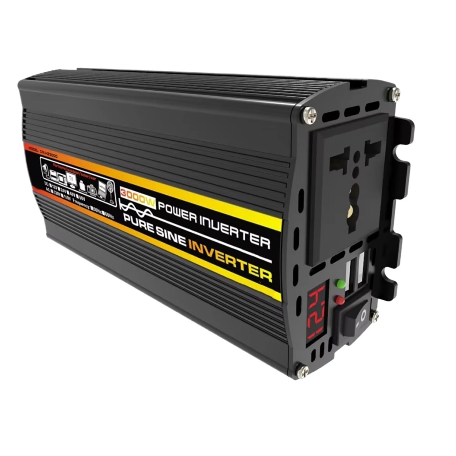 Inversor de corriente universal de 3000W para coche y autocaravana 5