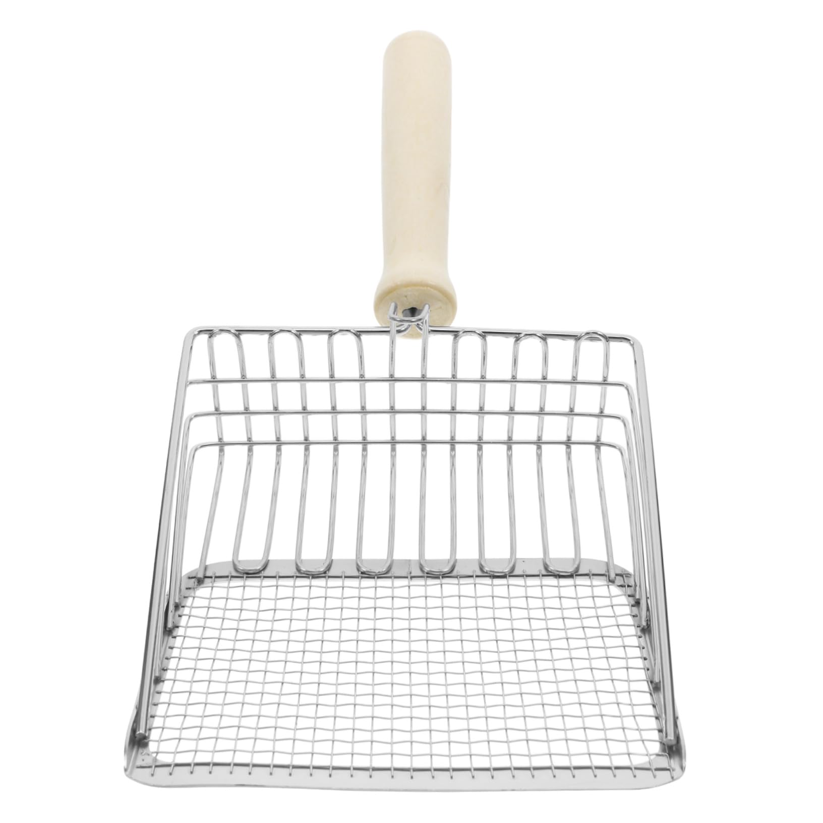 VANZACK Cat Heavy Duty Stainless Steel Nonstick Litter Box Scooper Efficient Litter Sifter