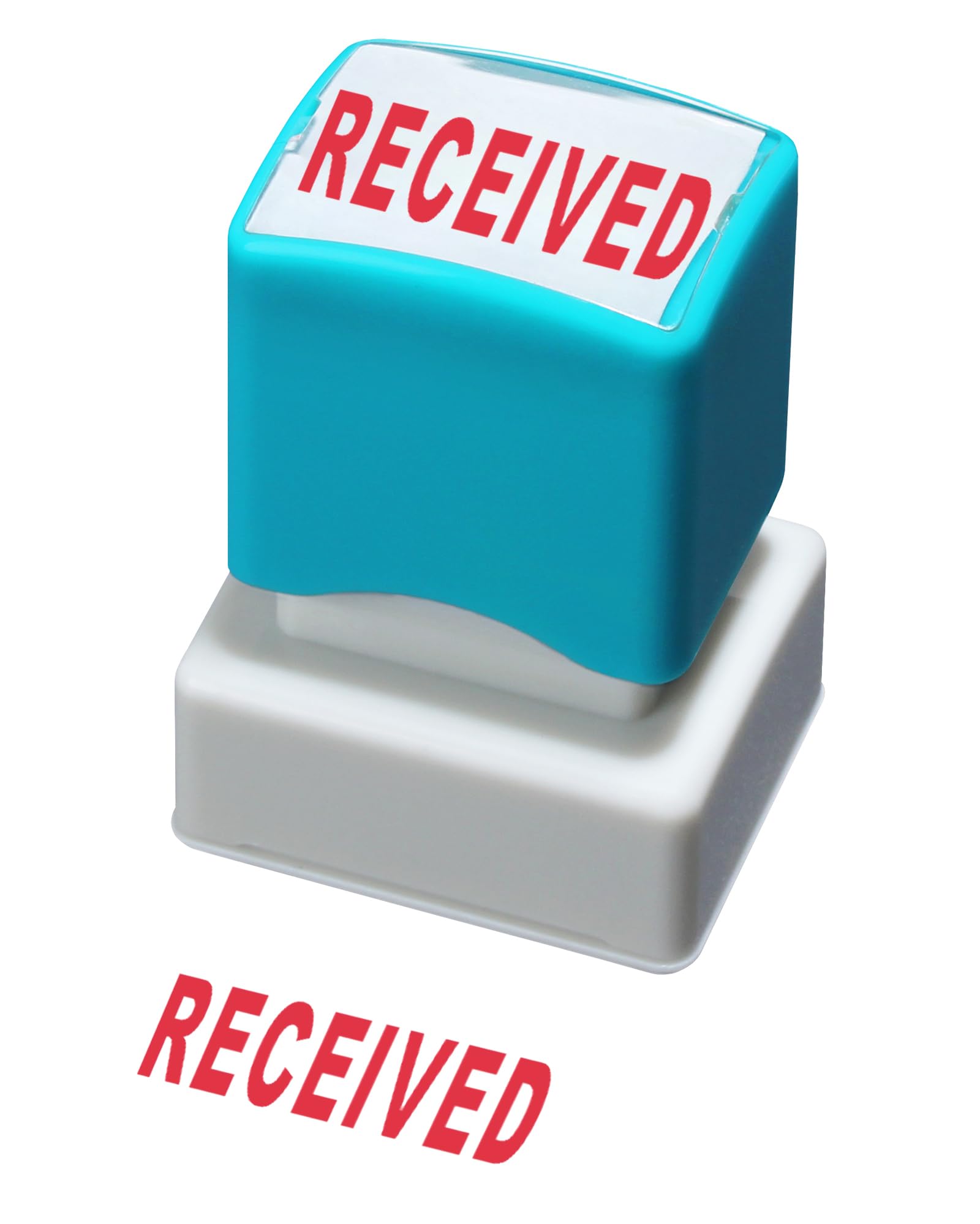 WAFJAMF Received Stamps–Received Self Inking Rubber Stamp Red Ink Message Stamp-Medium