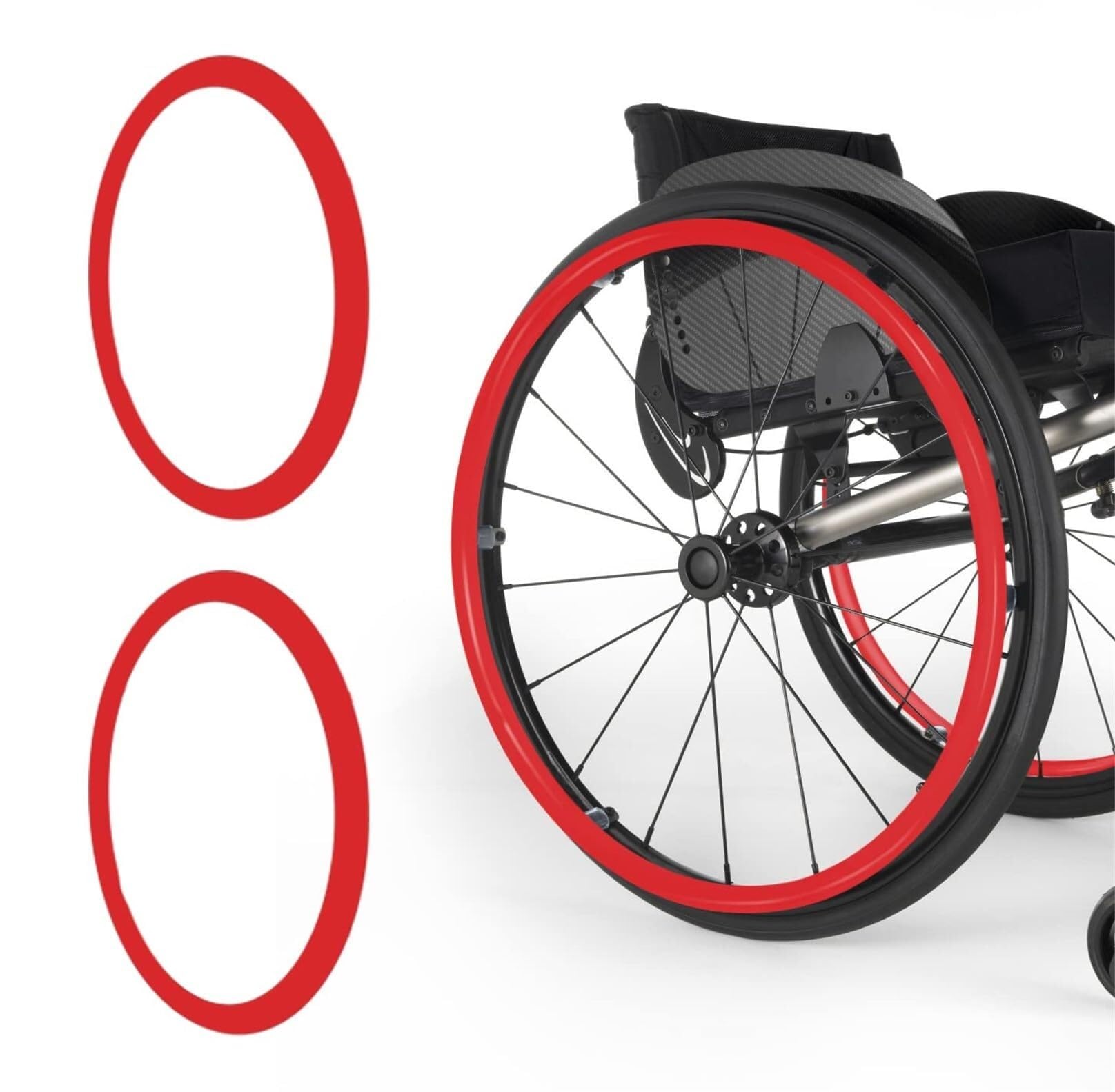 Pokrowce na felgi do wózka inwalidzkiego 22/24 cale Tylne koło Sportowe Pokrowce na wózek inwalidzki Pokrowce na kierownicę antypoślizgowe odporne na zużycie pokrowce na felgi do wózków