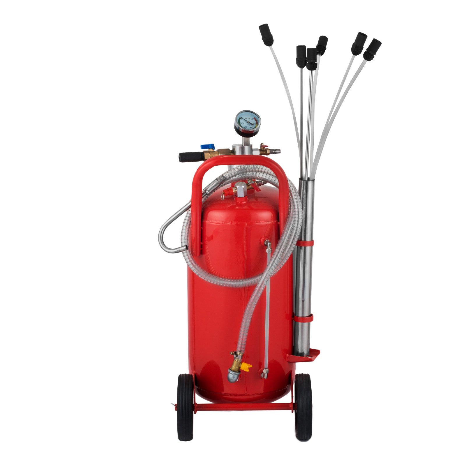 BananaB Extractor de aceite 5 galones/22,7 litros de aceite Garaje Extractor de drenaje Tanque de drenaje Intercambiador de aceite Vacío Líquido Extractor Bomba Tanque Decapante