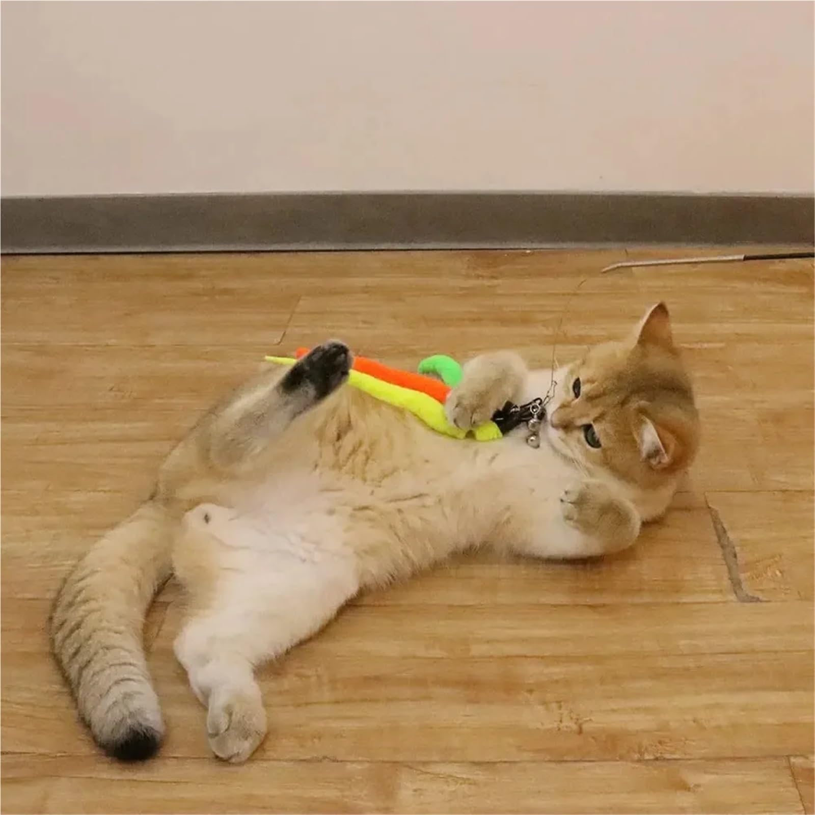 Juegos para Gatos Recambios de varitas for Juguetes de Gatos, Gusanos de Repuesto for Juguetes interactivos.(50 pcs)