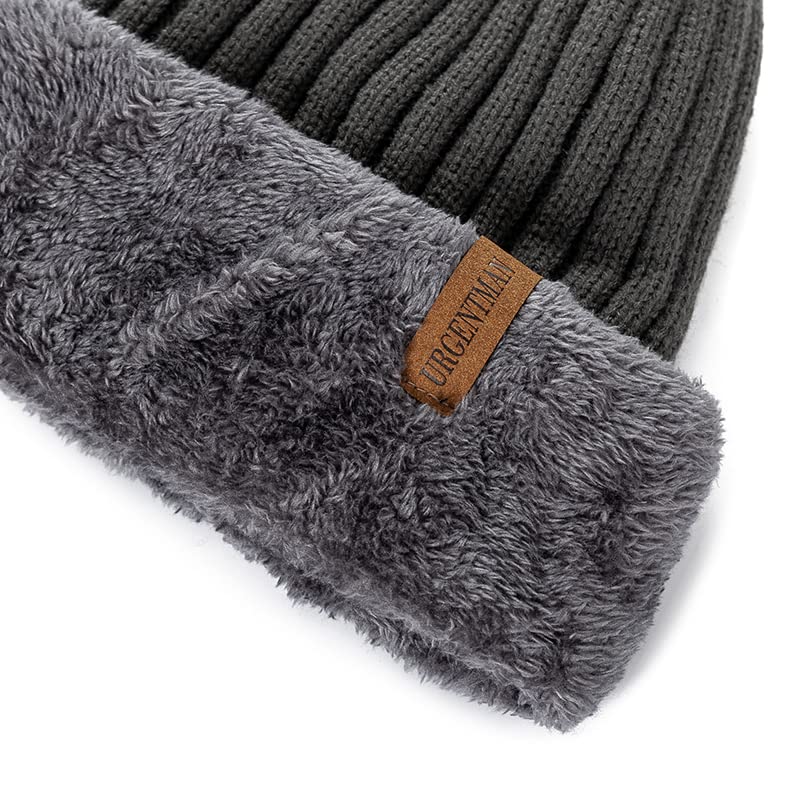 Hombres y mujeres general grueso invierno Cap cálido más forro de piel solapa Cap Beanie hombres y mujeres general cálido al aire libre punto Cap, rosso, Talla única