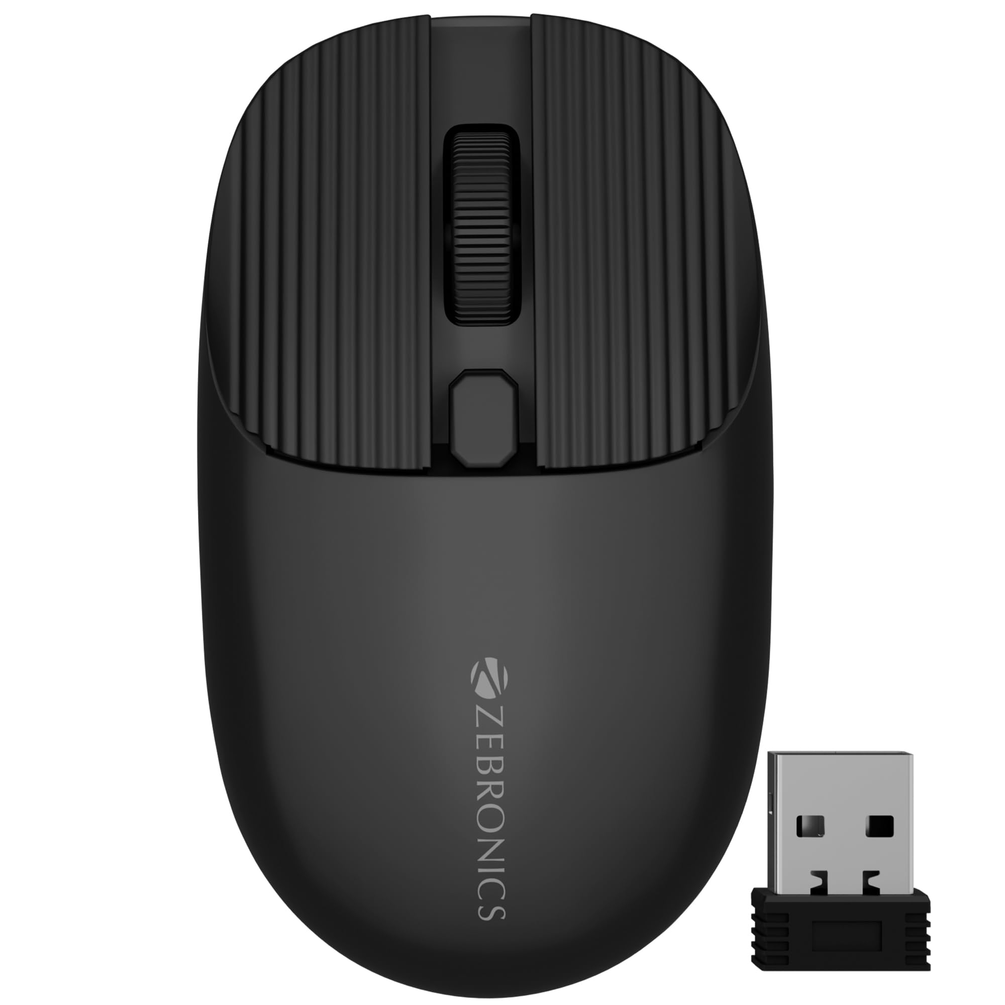 Zebronics Freego Pro Wireless Mouse, 2.4GHz, Up to 1600 DPI, 3-Level DPI Switch, 4 Buttons, USB Nano Receiver, High Precision, Power Saving Mode, Ergonomic Design, Multi-Surface Support (Black)-image-14