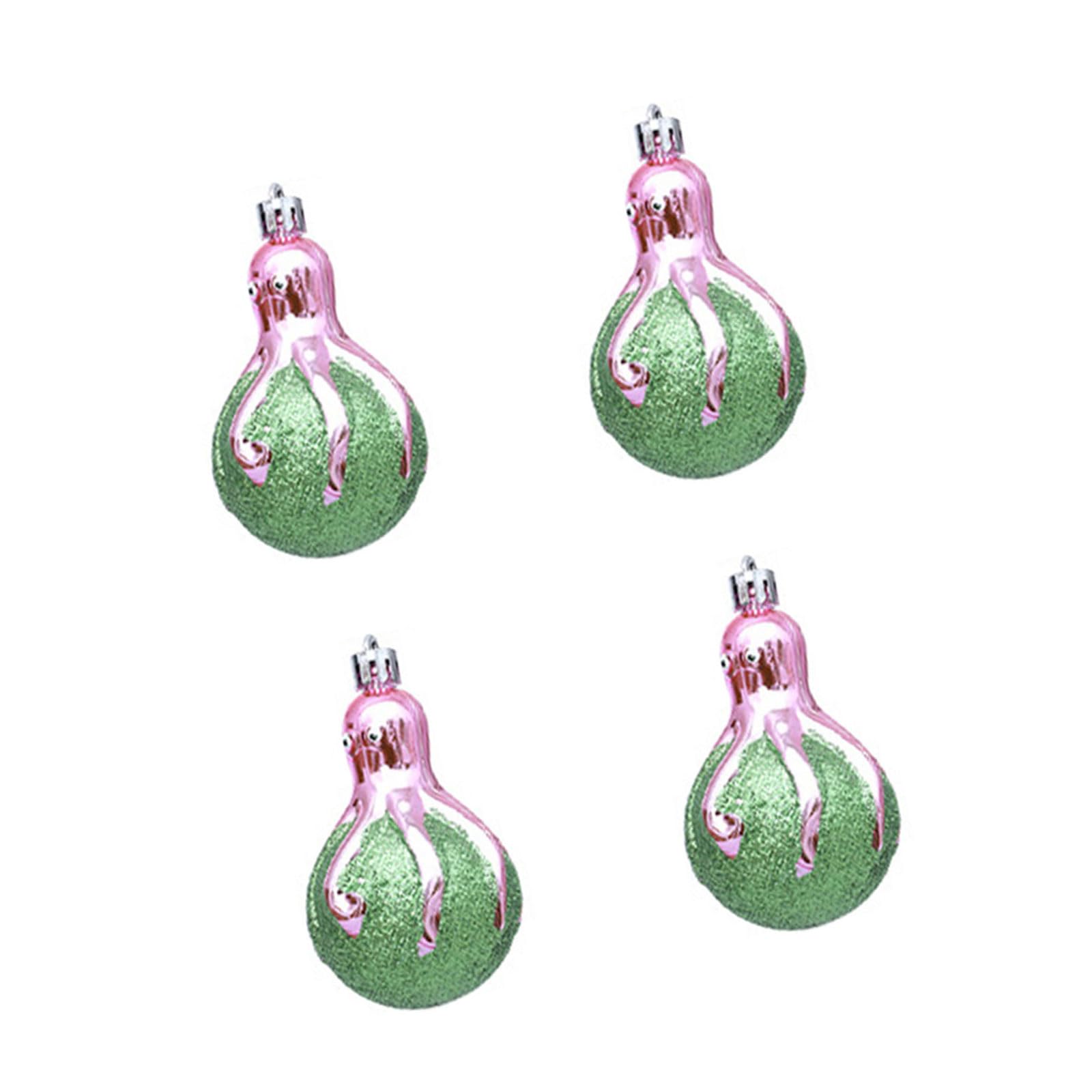 our fave Of 4 Creative Sea Animal Christmas Ornaments Christmas Tree Hangers Artistic Octopuses Decoration for Home and Party Cephalopod Ornament