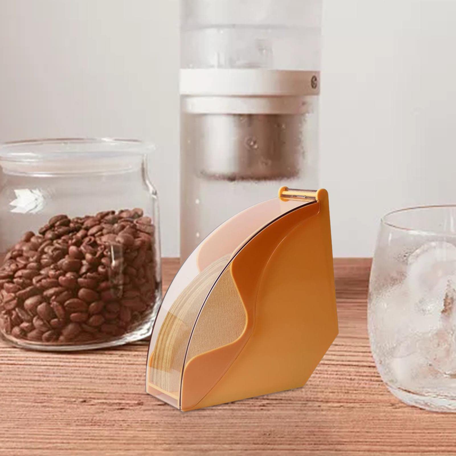 Portafiltro Per Caffè In Acrilico: Porta Filtri A Cono, Quadrato O Tondo Per Cucina E Bar