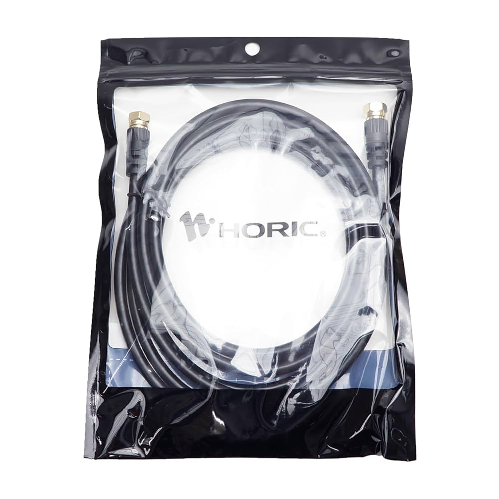 30本アンテナケーブル 3m 4K8K放送対応 S-4C-FB 同軸ケーブル Amazon | HORIC アンテナケーブル S-4C-FB同軸 3.0m ブラック BS