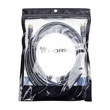 Amazon | HORIC アンテナケーブル S-4C-FB同軸 3.0m ブラック BS