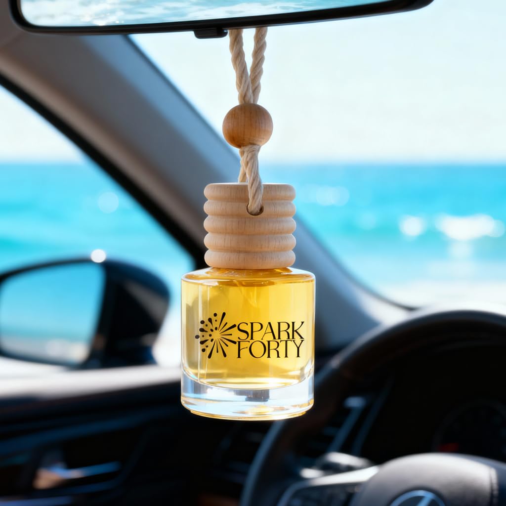 Ocean Car Perfume Car Air Freshener 30-Day Luxury Essential Oil Cologne Scent Gift Set for Men Women Auto — view 2