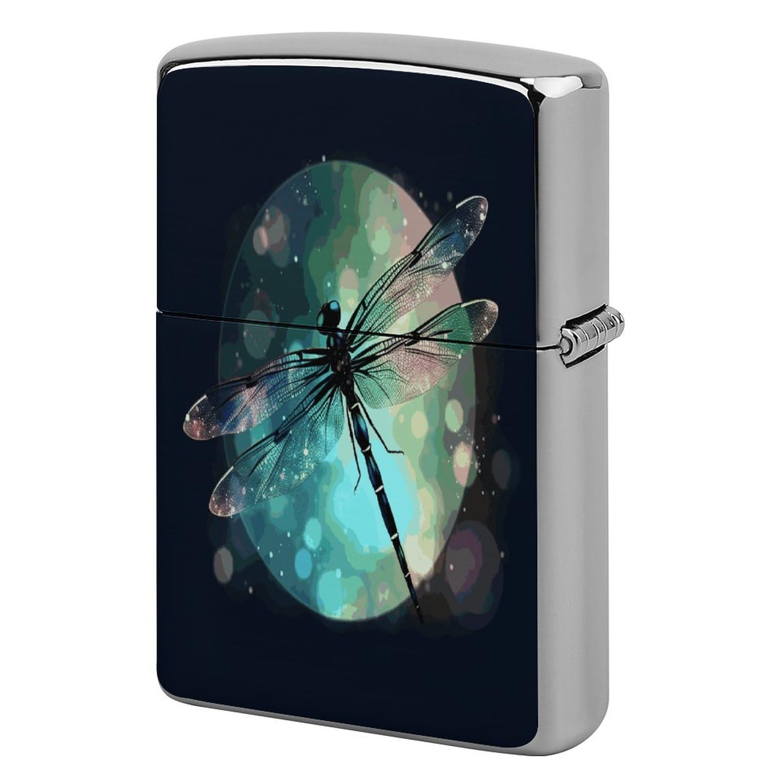Fekiloot Style Galaxy Animal Dragonfly Lighter Case Cover Lighter Holder