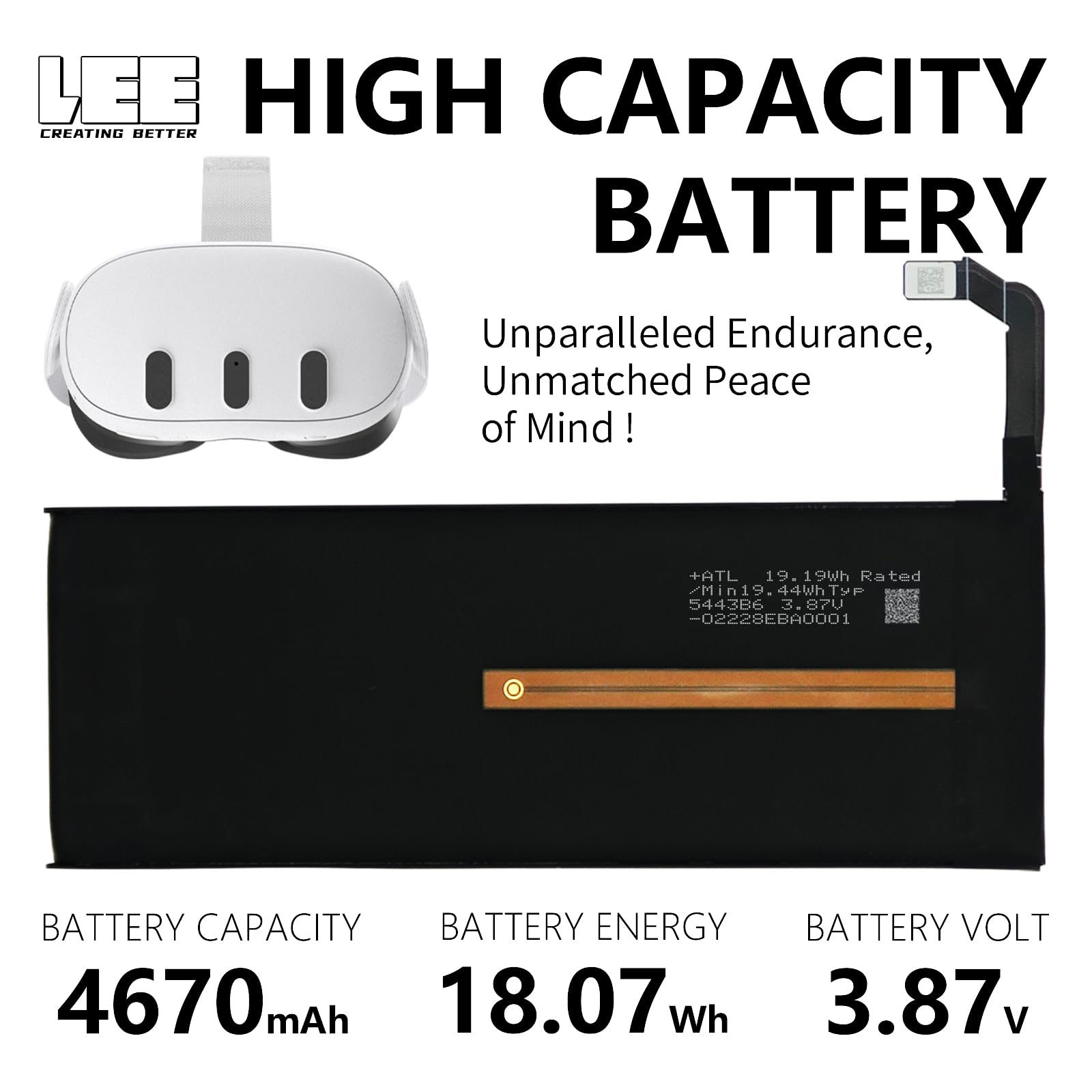 Amazon.co.jp: LeeCrynoid クエスト3 VRヘッドセット用内蔵