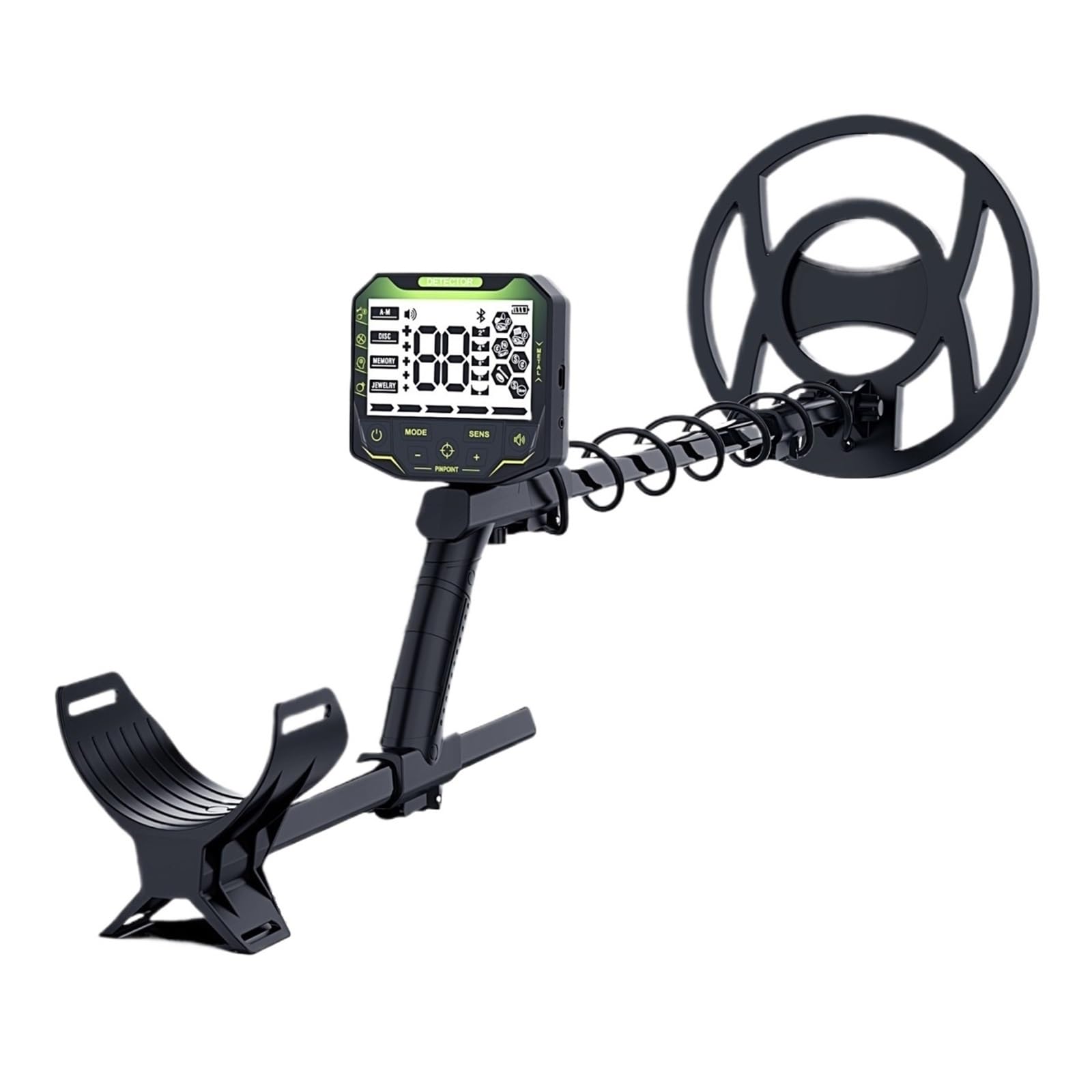 Rivelatore D'oro Metal Detector Professionale Impermeabile Metal Detector Sotterraneo Ad Alta Precisione Display LCD Rilevatore Di Tesori Anti-interferenza