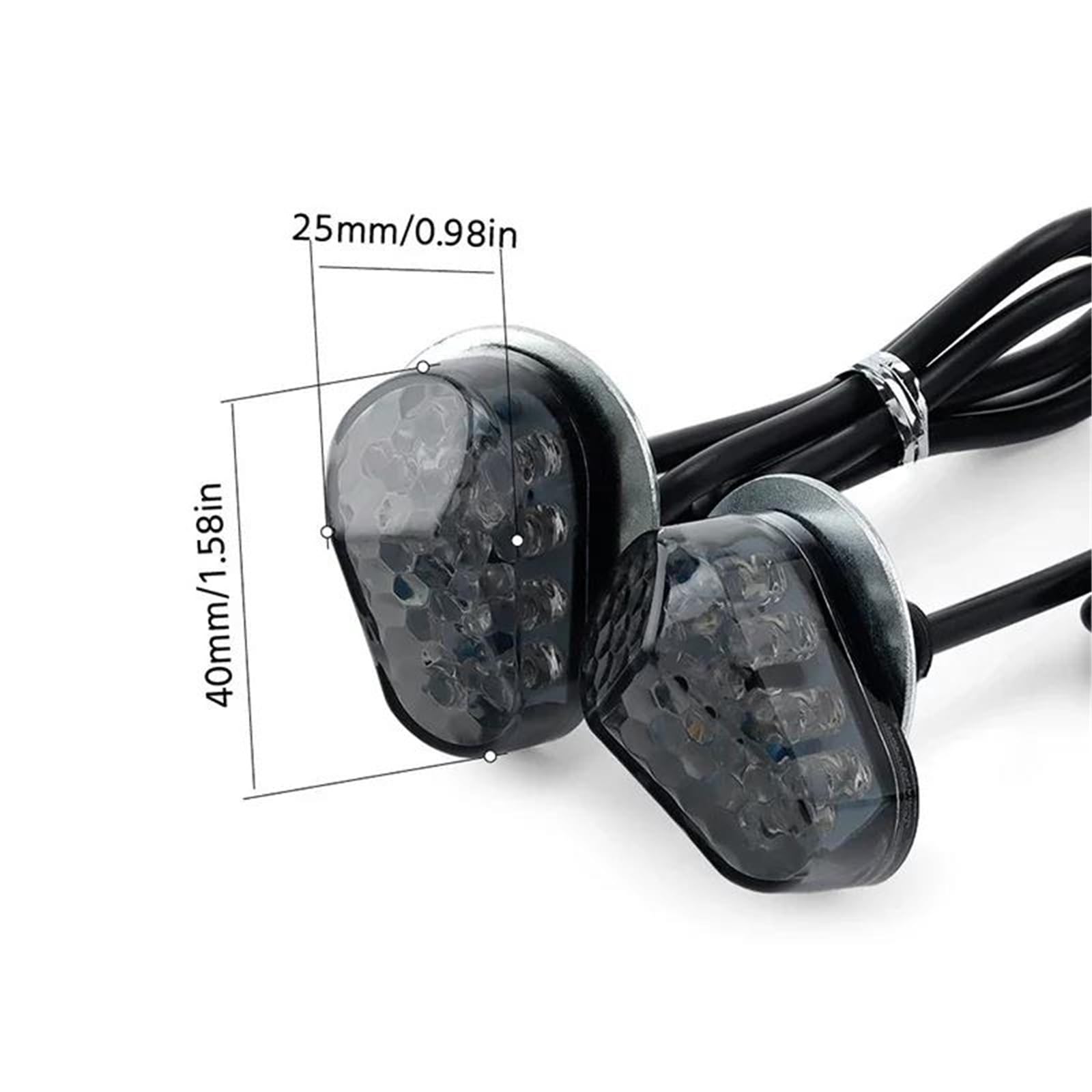 Direzione Frecce Indicatori Di Direzione A LED Per Moto Per Per CBR125R Per CBR250R Per CBR300R Lampada Indicatore Indicatori Lampeggiatori Per Moto