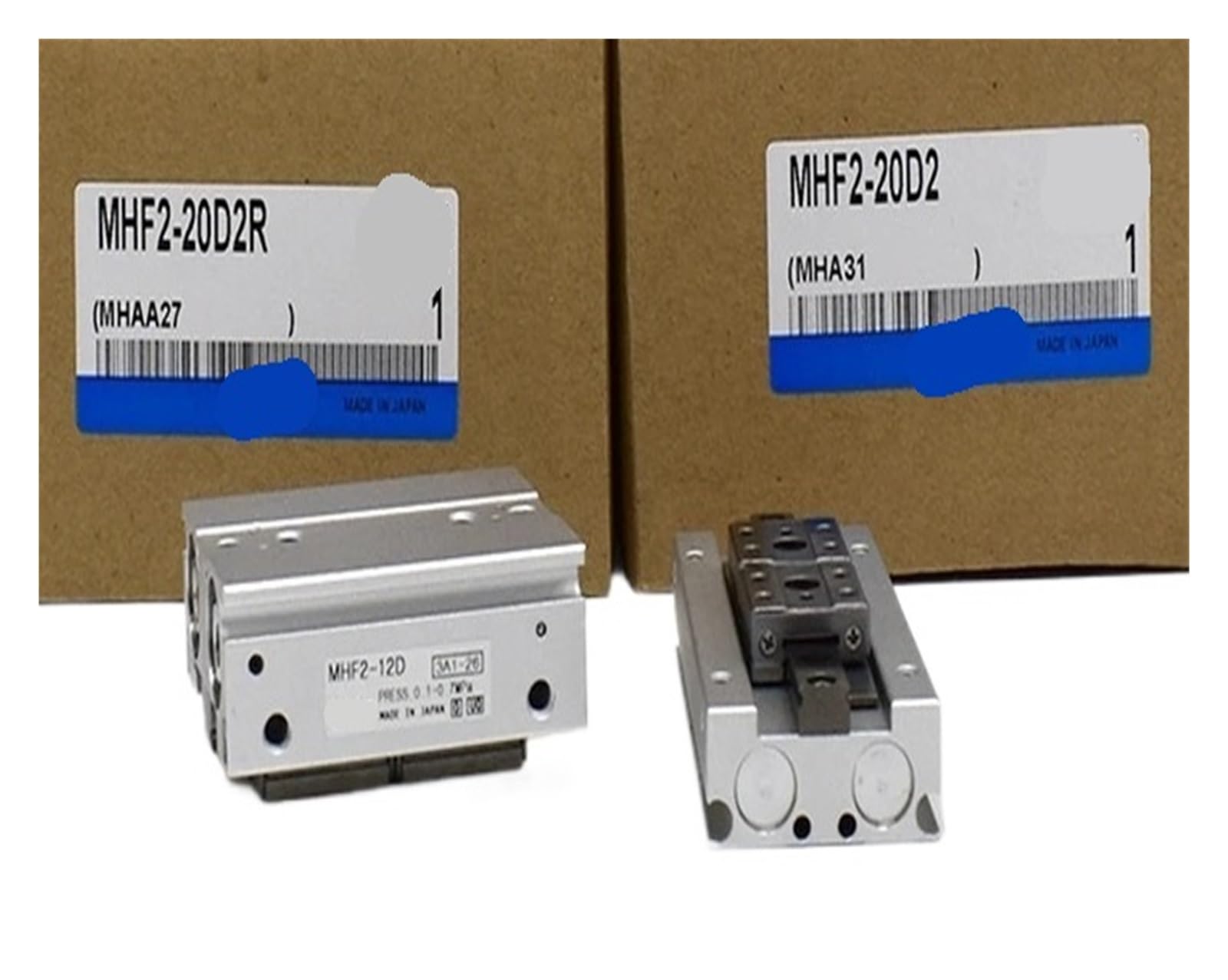 KKHCMZPI 1PCS MHF2 MHF2-12D MHF2-12D1 MHF2-12D2 MHF2-12DR MHF2-12D1R MHF2-12D2R Air Gripper Pneumatic Linear Cylinder(MHF2-12D)