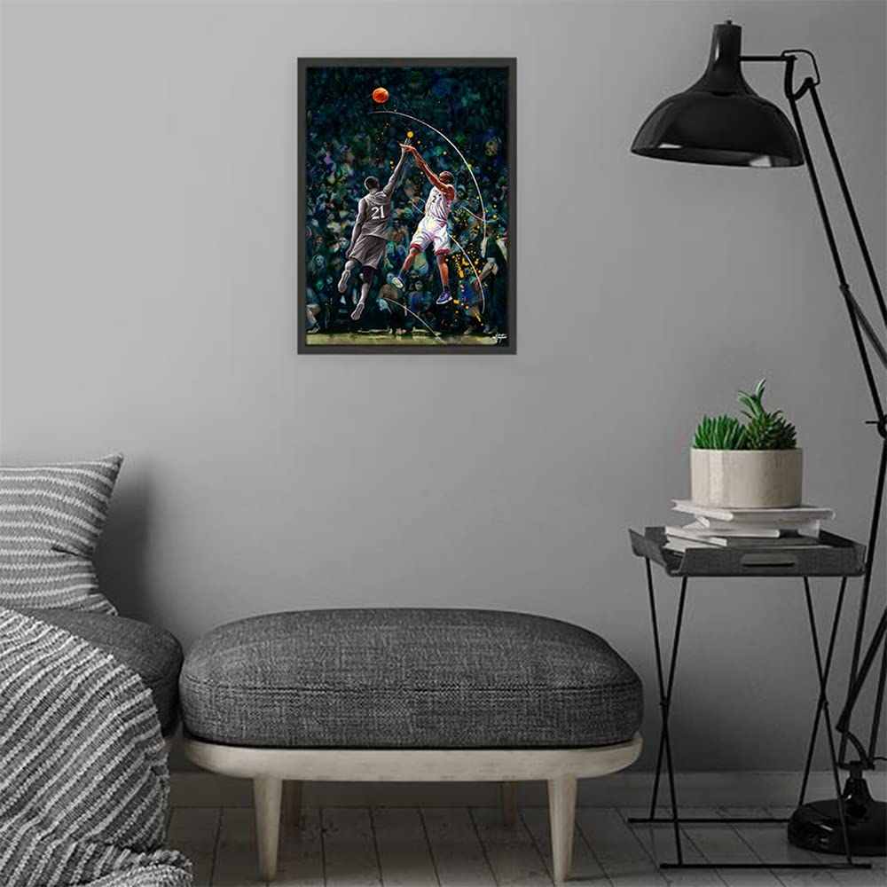 Verre Art Designs Print Black Floater Framed Canvas Wall Art Decoration Poster (10x14 Inch) - The Klaw