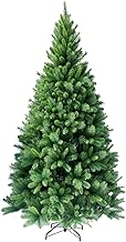RS Trade 1101 Colorado Mix 150 cm Artificial PVC Christmas Tree (Diameter Approx. 91 cm) with 620 Tips Quick Assembly Folding System Flame Retardant Christmas Tree Includes Metal Christmas Tree Stand