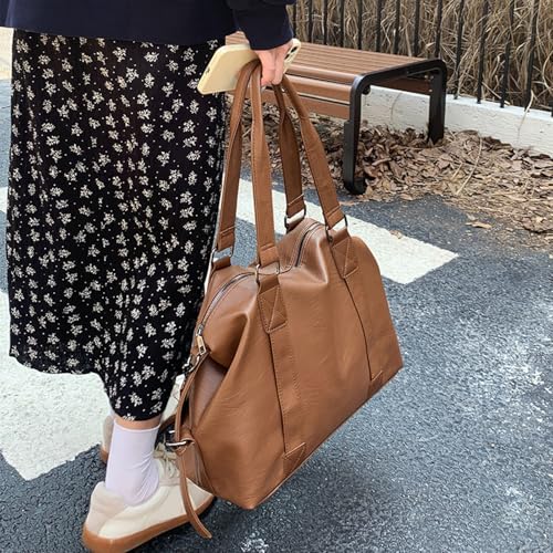 Tote Bag for Women, Women's PU Leather Shoulder Bag Casual Crossbody Bags Handbag Large Capacity Top Handbag Purse3