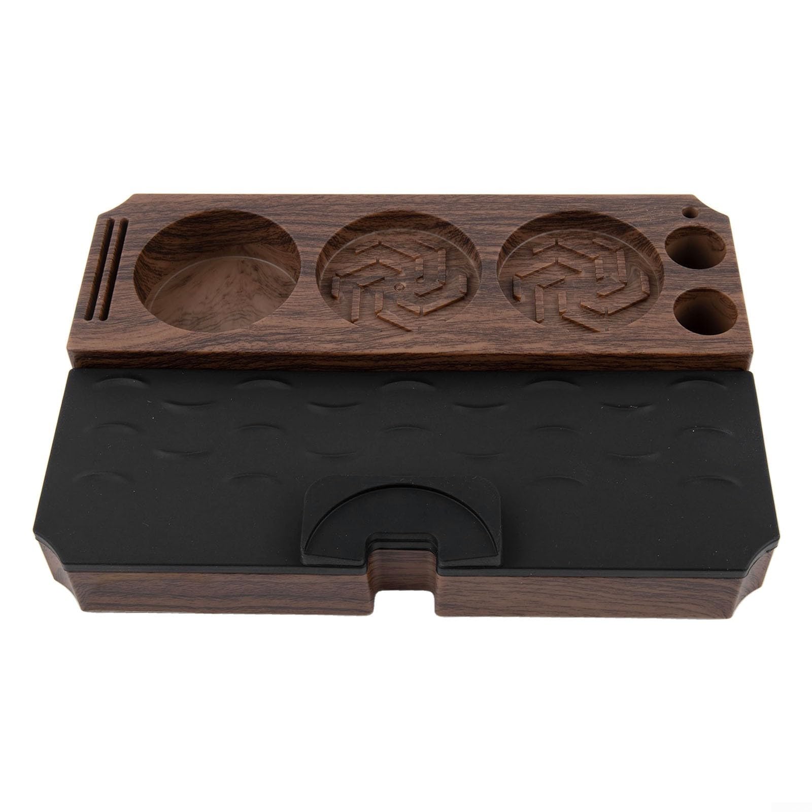 Per Espresso Tamper Station, effetto legno, antiscivolo, 58 mm, per