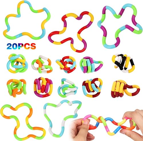 20 juguetes silenciosos para fiestas, juguetes para ansiedad para niños, adultos, niños, niñas, los mejores artículos sensoriales para autismo,