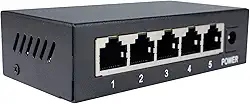 Haiz Switch De Mesa 5 Portas Rede Gigabit RJ45 HZ-1005G